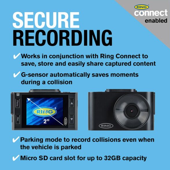 Ring Automotive Smart Dash Cam RSDC2000 Car Accessories South Africa