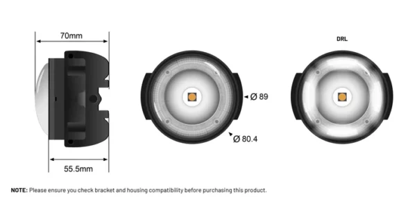 STEDI Boost Integrated Driving Light Type-A LED Fog Light Upgrade Car Accessories South Africa