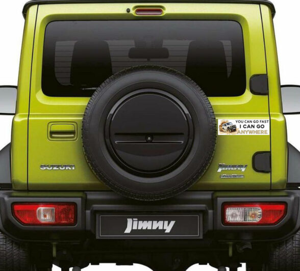Suzuki Jimny Fun Stickers “Go Anywhere” Car Accessories South Africa