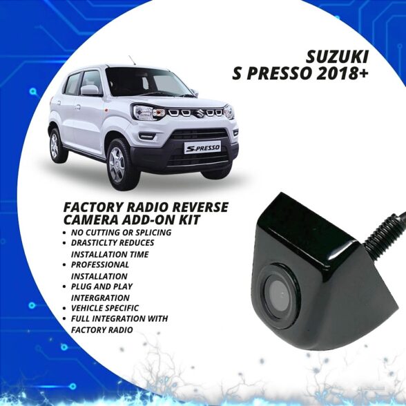 Suzuki S-presso 2018+ Reverse Camera Add-On Kit For Factory Radio Car Accessories South Africa