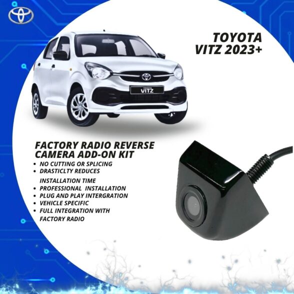 Toyota Vitz 2023+ Reverse Camera Add-On Kit For Factory Radio Car Accessories South Africa